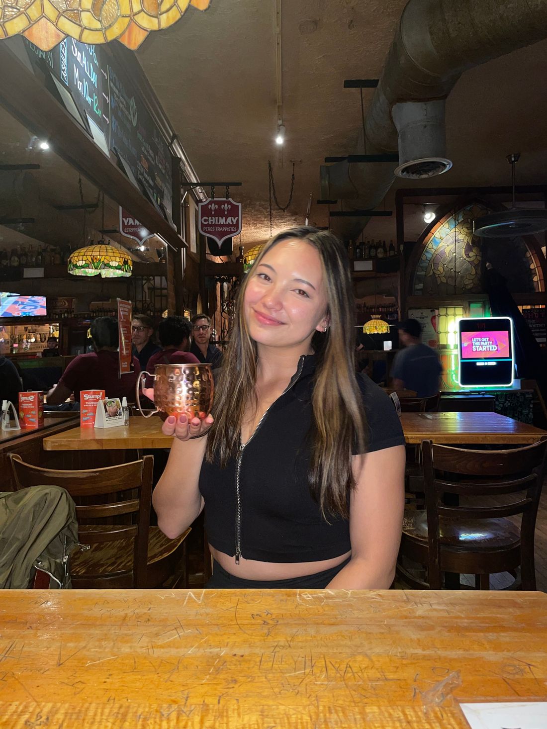 Inside the pub